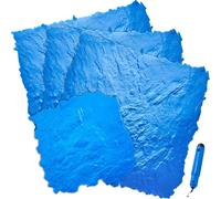VEVOR Tapis de tampons en béton, 36 x 36 pouces et 18 x 18 pouces, 4 pièces de peau de structure en béton Tampon en polyuréthane Tapis de structure de carreaux de pierre, empreinte de sol en ardoise M