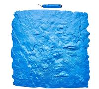 VEVOR Tapis de tampons en béton, 61 x 61 cm, peau structurée en béton, tampon en polyuréthane, tapis structuré pour carreaux de pierre, empreinte de sol en ardoise, tampon sans couture, moules en béto
