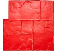 VEVOR Tapis de tampons en béton moules de texture en polyuréthane 618 x 618 mm