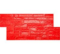 VEVOR Tapis de tampons en béton, 71 x 30 x 1,5 cm, peau structurée en béton, tampon en polyuréthane, tapis structuré pour carreaux de pierre, empreinte de sol en ardoise, tampon sans couture, moules e