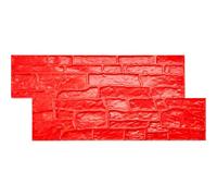 VEVOR Tapis de tampons en béton, 740 x 330 x 24 mm, tapis de tampon de texture en polyuréthane pour peau de béton, empreinte de sol en ardoise, moule en béton sans couture pour décoration extérieure