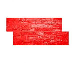 VEVOR Tapis de tampons en béton, 740 x 330 x 24 mm, tapis de tampon de texture en polyuréthane pour peau de béton, empreinte de sol en ardoise, moule en béton sans couture pour décoration extérieure