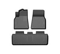 VEVOR Tapis de Voiture sur Mesure, Compatible avec Tesla Model Y 2021-2024, Tapis de Sol Automobile 3PCs pour Les Rangées Avant et Arrière, Revêtements de Sol en TPE, Facile à Nettoyer, pour SUV