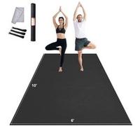 VEVOR Tapis de yoga antidérapant haute densité pour homme et femme, tapis de fitness et d'exercice avec sac et sangle de transport pour yoga à domicile, pilates et entraînement au sol, 3050 x 1830 mm