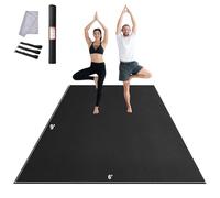VEVOR Tapis de yoga antidérapant haute densité pour homme et femme, tapis de fitness et d'exercice avec sac et sangle de transport pour yoga à domicile, pilates et entraînement au sol, 2750 x 1830 mm