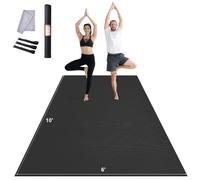 VEVOR Tapis de yoga antidérapant haute densité pour homme et femme, tapis de fitness et d'exercice avec sac et sangle de transport pour yoga à domicile, pilates et entraînement au sol, 3050 x 1830 mm