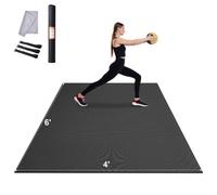 VEVOR Tapis de yoga antidérapant haute densité pour homme et femme, tapis de fitness et d'exercice avec sac et sangle de transport pour yoga à domicile, pilates et entraînement au sol, 1830 x 1270 mm