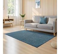 VEVOR Tapis d'Entrée, 183x122 cm, Paillasson Extérieur Intérieur avec Envers Antidérapant PVC, Résistant Lavable, Attrape Poussière, Tapis de Porte pour Couloir, Cuisine, Balcon, Garage, Bleu Ardoise