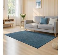 VEVOR Tapis d'Entrée, 183x122 cm, Paillasson Extérieur Intérieur avec Envers Antidérapant PVC, Résistant Lavable, Attrape Poussière, Tapis de Porte pour Couloir, Cuisine, Balcon, Garage, Bleu Ardoise