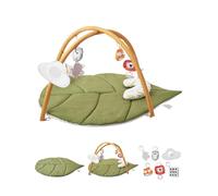 VEVOR Tapis d'Éveil Bébé, 1090 x 850 mm, Tapis de Jeu d'Activité en Forme de Feuille, avec Jouets Sensoriels, Bon Développement Sensoriel et Moteur, Compétences Cognitives, pour Nouveau-nés 0-18 Mois