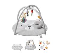 VEVOR Tapis d'Éveil Bébé, 995x830 mm, Tapis de Jeu d'Activité avec Jouets Sensoriels, Canard Musical Lumineux, Développement Sensoriel et Moteur, Croissance Cognitive, pour Bébé, Nouveau-nés 0-18 Mois