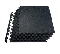 VEVOR Tapis Puzzle 12PCs Dalles Caoutchoutées en Mousse EVA 14 mm Salle de Sport