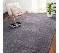 VEVOR Tapis Salon Chambre Poil Long 2,44 x 3,05 m Tapis Moderne de Décoration Intérieur Rectangulaire en Peluche Moelleux Épais Résistant Envers Antidérapant pour Salon, Chambre, Véranda, Bleu-Gris
