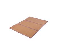 VEVOR Tatami 203,2 x 139,7 cm, Matelas Japonais en Rotin Naturel Tissé à la Main, Tapis de Sol Japonais Pliable, Antidérapant et Facile à Nettoyer, pour Dormir, Méditation, Yoga, Relaxation, Été