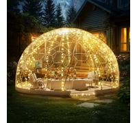 VEVOR Tente à Bulle Dôme 2,9 m Abri Camping Extérieur avec Fenêtre Transparente