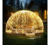 VEVOR Tente à Bulle Dôme 2,9 m Abri Camping Extérieur avec Fenêtre Transparente