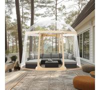 VEVOR Tente à Bulles Pop-up améliorée pour 4 à 8 Personnes, nécessite Un Assemblage Simple - Tente extérieure Transparente instantanée de 3 x 2,8 m, abri Transparent résistant aux intempéries pour