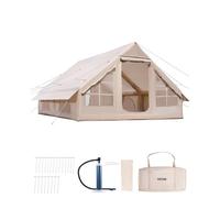 VEVOR Tente de Camping Gonflable de Glamping pour 5 à 8 Personnes avec Pompe