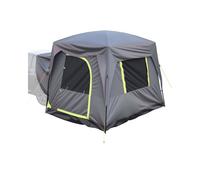 VEVOR Tente de hayon de SUV, 2480 x 3080 mm, tente arrière SUV de camping imperméable, conception spacieuse à double couche pour 5-8 personnes, avec fenêtres en maille, double toit, sac de rangement