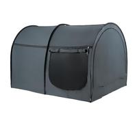 VEVOR Tente de lit en tissu pongé, tente de rêve respirante à 4 portes avec poteaux en fibre de 7 mm, 1900 x 1370 x 1190 mm, double U, pour maison de jeu pour enfants et tente de couchage pour adultes