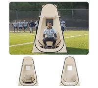 VEVOR Tente de Sport Transparente 120 x 120 cm Tente à Bulle Pop Up pour 1 Personne, Abri d'Extérieur avec Tapis de Sol, Couverture Supérieure, pour Football, Événements Sportifs, Pêche en Plein Air