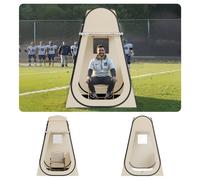 VEVOR Tente de Sport Transparente 120 x 120 cm Tente à Bulle Pop Up pour 1 Personne, Abri d'Extérieur avec Tapis de Sol, Couverture Supérieure, pour Football, Événements Sportifs, Pêche en Plein Air