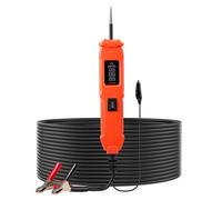 VEVOR Testeur de Circuit Automobile 6-36 V DC, Testeur de Continuité avec Écran LED et Éclairage, Sonde de Test avec Câble 4 m, pour Tests de Tension, de Polarité et d'Activation des Composants