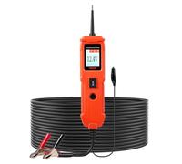 VEVOR Testeur de Circuit Automobile 8-35 V DC, Testeur de Continuité avec Écran TFT et Éclairage, Sonde avec Câble 4 m, pour Test de Tension DC et AC, de Résistance et de Diode, pour Atelier