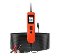 VEVOR Testeur de Circuit Automobile 8-35 V DC, Testeur de Continuité avec Écran TFT et Éclairage, Sonde avec Câble 4 m, pour Test de Tension DC et AC, de Résistance et de Diode, pour Atelier