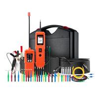 VEVOR Testeur de Circuit Automobile 8-35 V DC, Testeur de Tension avec Écran Couleur TFT et Éclairage, Sonde avec Câble 6 m, pour Test de Polarité Résistance Continuité Traçage de Ligne Diode