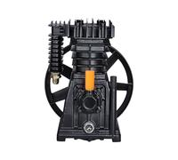 VEVOR Tête de Pompe de Compresseur d'Air, 3 CV, Tête de Pompe à Piston Lubrifié à l'Huile 2 Cylindres, Débit 164 L/min 5,8 CFM à 90 PSI, en Aluminium 1 Étage avec Pression d'Air Maximale 116 PSI