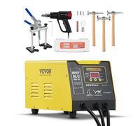VEVOR Tire Clou Carrosserie 300 W Kit Poste de Débosselage Soudeuse par Points Pistolet Thermique Soudage Auto Manuel Outil Réparation Bosses Carrosserie pour Réparation Panneaux Automobiles Aluminium
