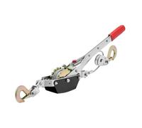 Tire Fort-VEVOR-2 T-Treuil Manuel à Cliquet Câble Acier 3,7 m 2 Crochets-Outil d'Extraction Robuste Double Engrenage