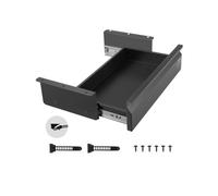 VEVOR Tiroir Coulissant sous Bureau, 440x223x101 mm, Tiroir Organisateur de Rangement de Bureau Caché, Capacité de Charge 5 kg, Espace Économisé pour Maison sous Table, Poste de Travail Assis-debout