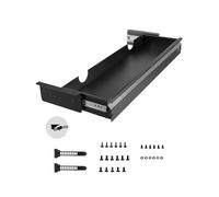 VEVOR Tiroir Coulissant sous Bureau, 840x240x107 mm, Tiroir Organisateur de Rangement de Bureau Caché, Capacité de Charge 5 kg, Espace Économisé pour Maison sous Table, Poste de Travail Assis-debout