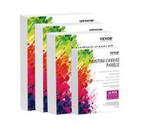 VEVOR Toile blanche pour peinture, lot de 32, toile à peindre avec 4 tailles, tableau en toile pour la peinture pour croquis, peinture acrylique et à l'huile, aquarelle, pour enfants et professionnels