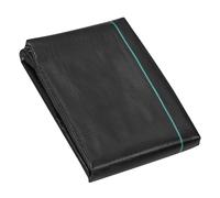 VEVOR Toile de Paillage Anti-Mauvaises Herbes 1,2x15,2 m Géotextile Tissé Anti Repousse Herbe Sous Gravier 108 g/m² Toile PP Perméable Résistant à Déchirure pour Aménagement Paysager, Couvre-sol, Noir