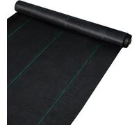 VEVOR Toile de Paillage Bâche Jardin Anti-mauvaises Herbes Géotextile 91,4 x 2 m