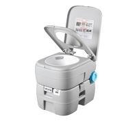 VEVOR Toilette de Camping avec Chasses d'Eau, Toilette Portable avec Réservoir à Déchets Amovible 30 L, pour Domicile Camping-car Caravane Bateau Randonnée, WC de Voyage avec Réservoir d'Eau 19 L