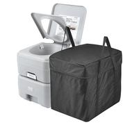VEVOR Toilette Portable avec Chasse d’Eau Toilette de Camping avec Réservoir à Matières 20 L et Réservoir d’Eau 12 L WC de Voyage avec Indicateur de Niveau pour Camping-car Caravane Adultes Enfants