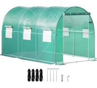 VEVOR Toit arqué Serre en film plastique Tunnel 3,7x2,1x2,1m