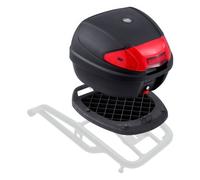 VEVOR Top case boîte supérieure moto universelle 38 L avec panneau réfléchissant