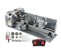Tour à Métaux de Précision 220 x 750 mm Mini Tour à Bois 1100W 2250 RPM