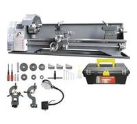 VEVOR Tour à Métaux De Précision 2500tr/min Vitesse Variable 750W Engrenages En Métal