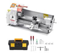 VEVOR Tour à Métaux d'Établi Filetage Électrique Alimentation Auto 220x450 mm