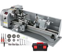 VEVOR Tour à métaux Mini tour 220x750mm Tour à métaux 750 W Mini tour à métaux Tour à métaux précis facile à utiliser