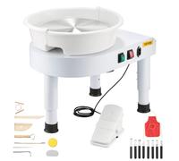 VEVOR Tour de Potier 28cm Vitesse Réglable 60-300 TR/Min Machine à Poterie