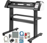 VEVOR Traceur de découpe de 720 mm - Alimentation maximale du Papier - 10-500 g - Traceur de Film avec SignCut avec Port USB 10-800 mm par Seconde - pour Surfaces publicitaires, différents Panneaux