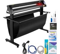 VEVOR Traceur de découpe vinyle 1350 mm, Coupe-film Max. Épaisseur de coupe 3 mm, coupe-film Force de coupe 500 g, machine à tracer semi-automatique Logiciel Signcut, cache mémoire 1-4 M, traceur hobb