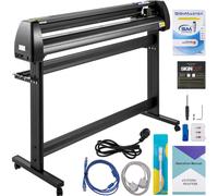 VEVOR Traceur de découpe vinyle 1350 mm, Découpeuse de film Max. Largeur de coupe 1260 mm, machine à tracer vitesse de coupe 800 mm/s, traceur de films avec Signcut & Signmaster, traceur Hobbz, 25 kg